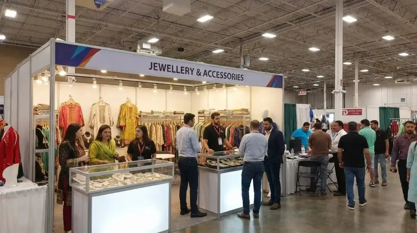 Handcrafted Pakistani jewellery at Pakistan Livestyle Expo USA 2026